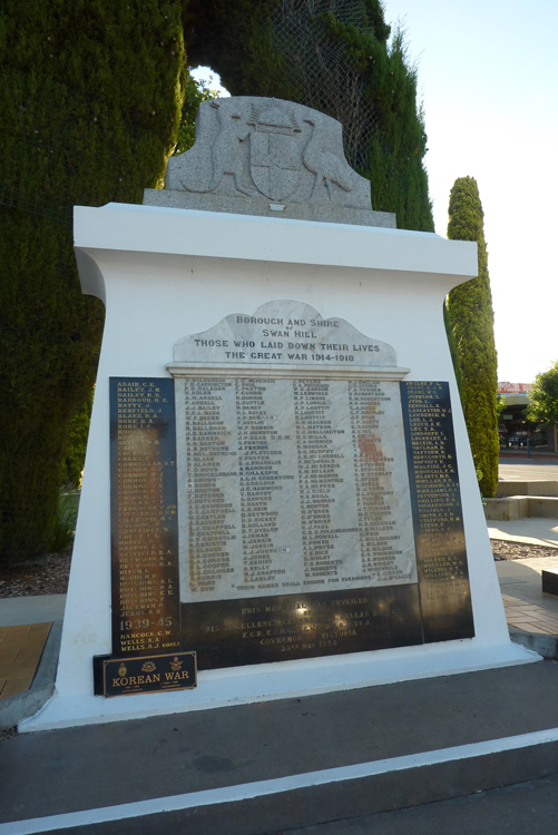 Denkmal für die gefallenen Anzacs