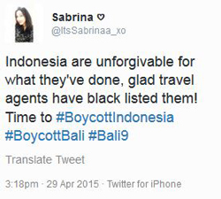 Ein Auszug aus den Bali Boykotten online