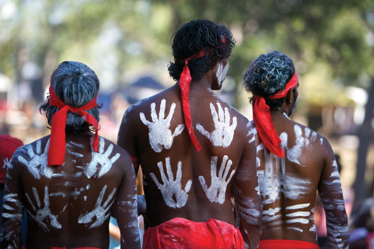 Australiens Ureinwohner feiern das 